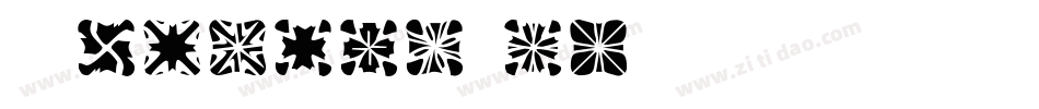 Asunder by ZONE23字体转换